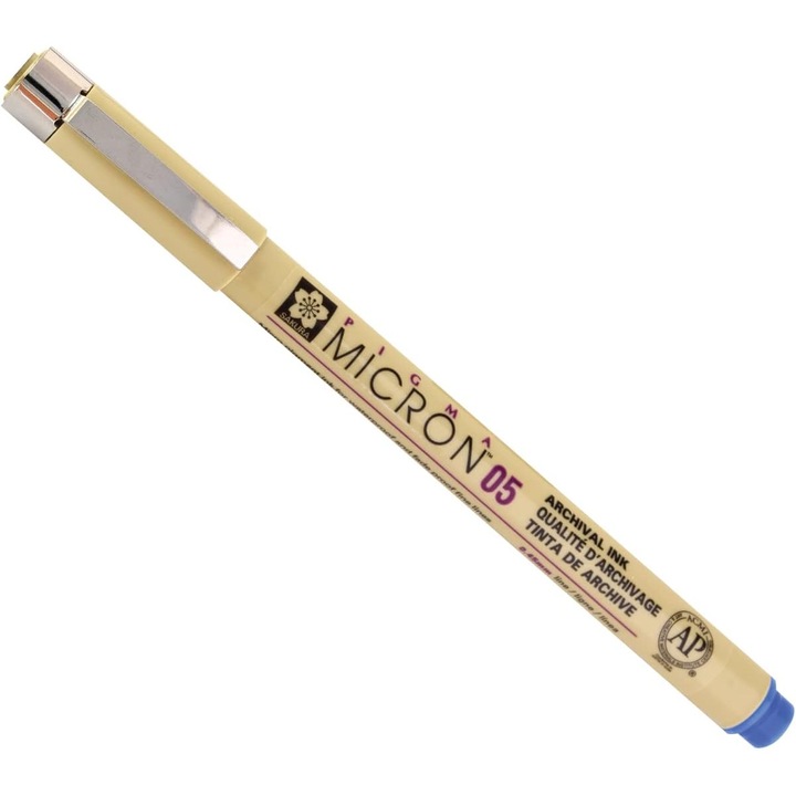 Pix Sakura Pigma Micron, 0.45mm, albastru, set 1 bucata