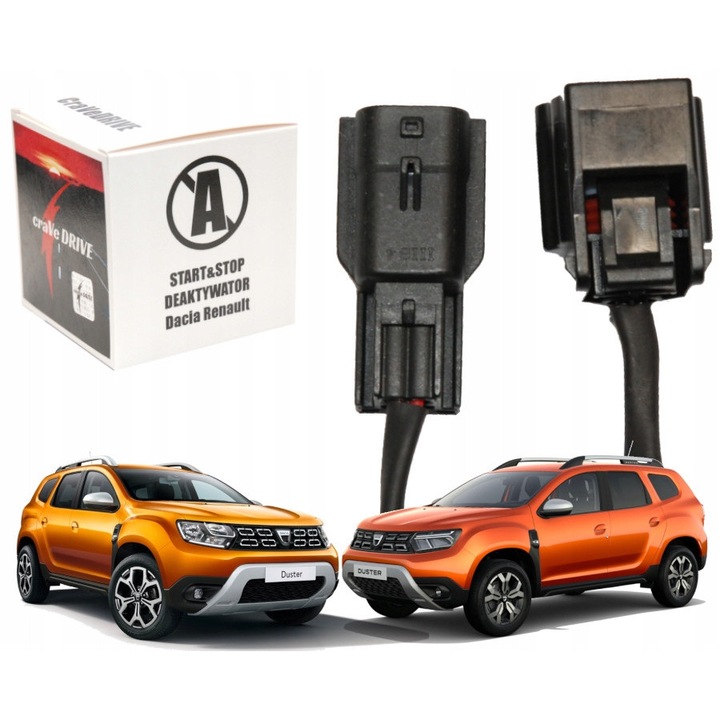 Deactivator Sistem Start Stop, CraVeDrive, Compatibil Cu Dacia Duster 2, 2 FL, Duster 3, Bigster, Motoare 1.0, 1.2, 1.3 TCe, 1.5 dCi, Blocheaza Oprirea Automata A Motorului, Montaj Simplu Sub Capota, Fara Erori In Bord, Design Durabil, Negru