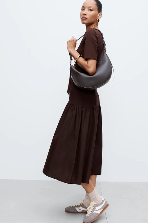 Marks & Spencer, Rochie midi evazata, Maro