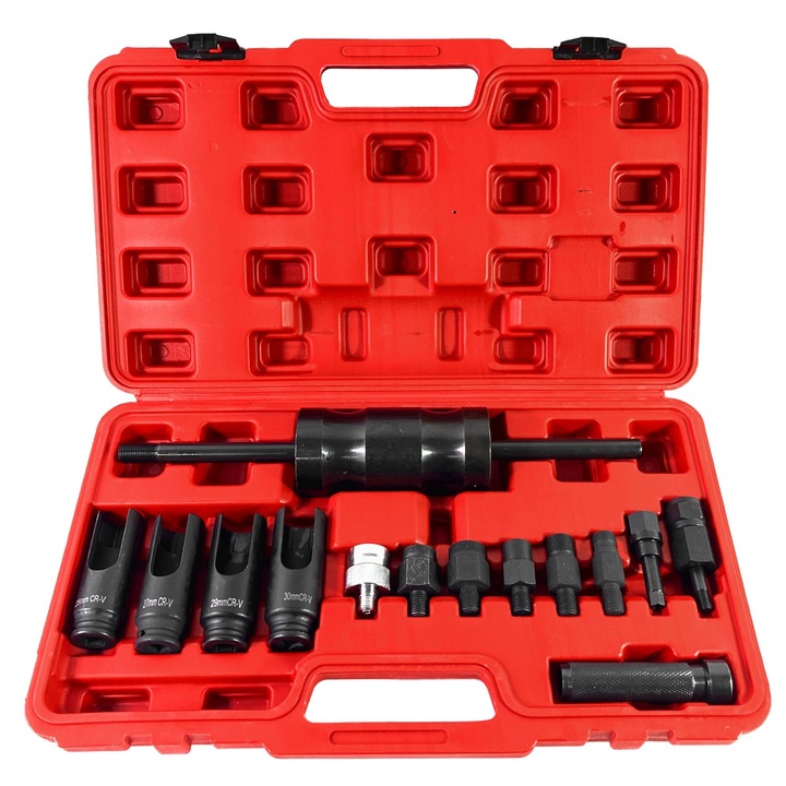Инжекторен екстрактор, Forsage, M14x1,5, M17x1, M20x1, M24x1, M27x1, комплект накрайници 25мм-30мм