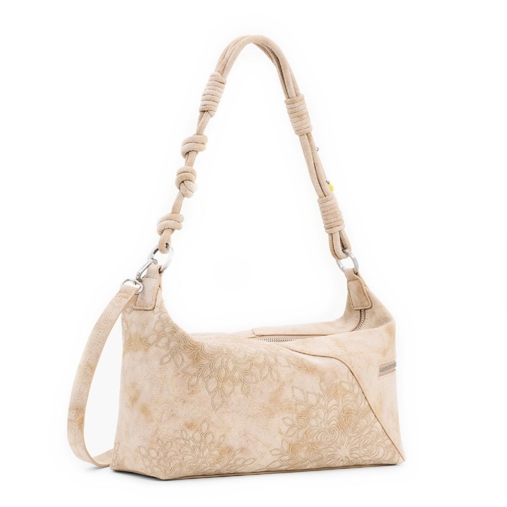 Női táska, kézi és válltáska, Desigual, Sierra Huntington széria, Bézs