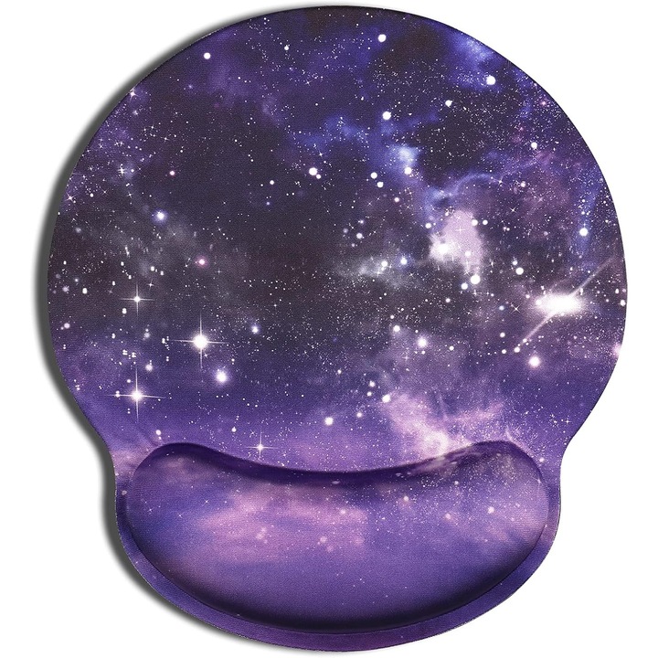 Mousepad ergonomic AOKSUNOVA cu perna pentru încheietura, suprafață Lycra, bază anti-alunecare, dimensiune optimă