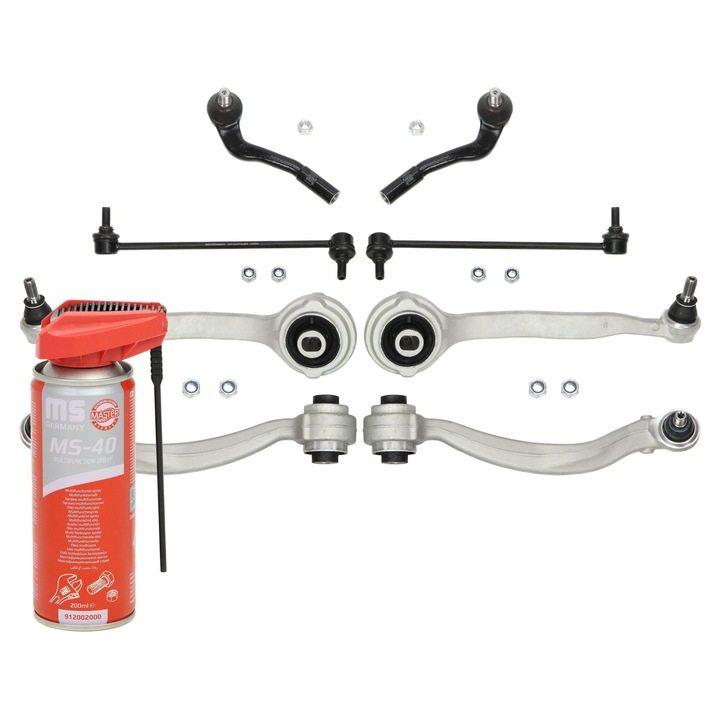 Master-Sport lengőkar készlet, 37125-KIT-MS, 8 részes, első tengelyre, Mercedes-Benz kompatibilis