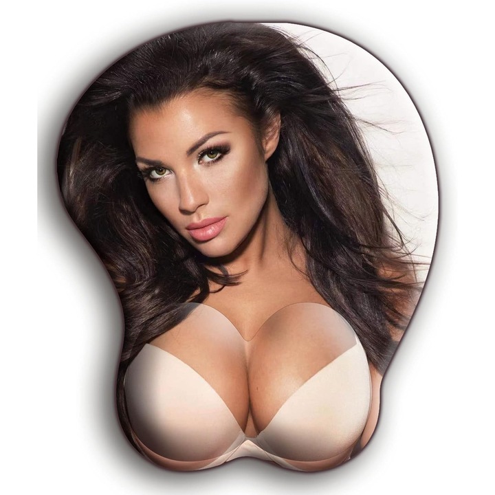 Mouse Pad Ergonomic cu Suport Incheietura, meinsider, 26x22cm, Silicon, Antiderapant, Design 3D