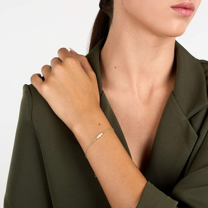 Bratara, La Petite Story, Emily in Paris, argint 925, perle naturale, 16