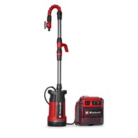 Pompa submersibila pe acumulator pentru apa curata Einhell GE-PP 36 RB-A Li-Solo PXC, 36 V, presiune 3 bar, debit 4500 l/h, inaltime refulare 30 m, imersie 4 m, pentru apa curata/apa de ploaie, fara incarcator si acumulator in setul de livrare