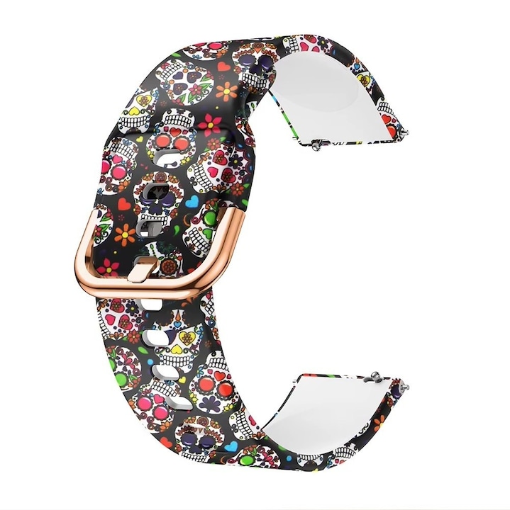 Szilikon szíj, kompatibilis Huawei Watch GT2 GT3 GT4 GT5 GT6 Pro 46mm 48mm, Garmin Venu 2 3 4 45mm, Redmi Watch 5 Lite / Active, Samsung Galaxy Watch 46mm, 3 45mm, Gear S3, Amazfit GTR GTR2, Xiaomi Mi Watch, BEST ACCESSORIES, 22 mm, 5-ös modell