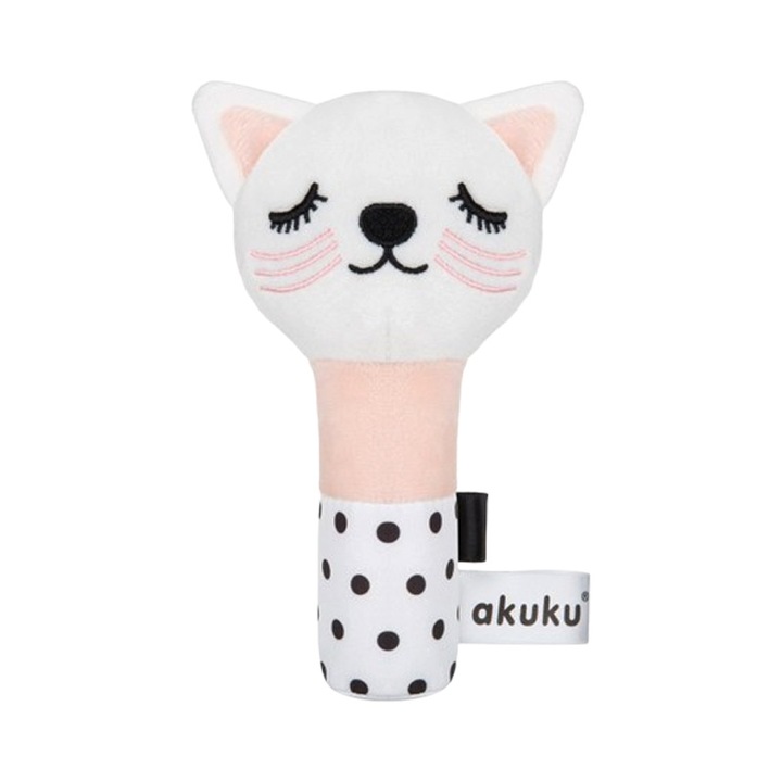 Akuku A0705, Többszínű, nyávogó plüssjáték, cica