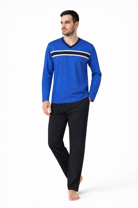 pijama barbati 236, Albastru/Bleumarin