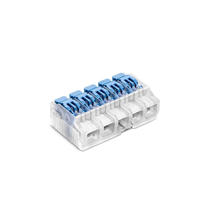 Conector rapid SIMET SCL5, transparent, 5 pini, 32A, 450V, set 30 bucati