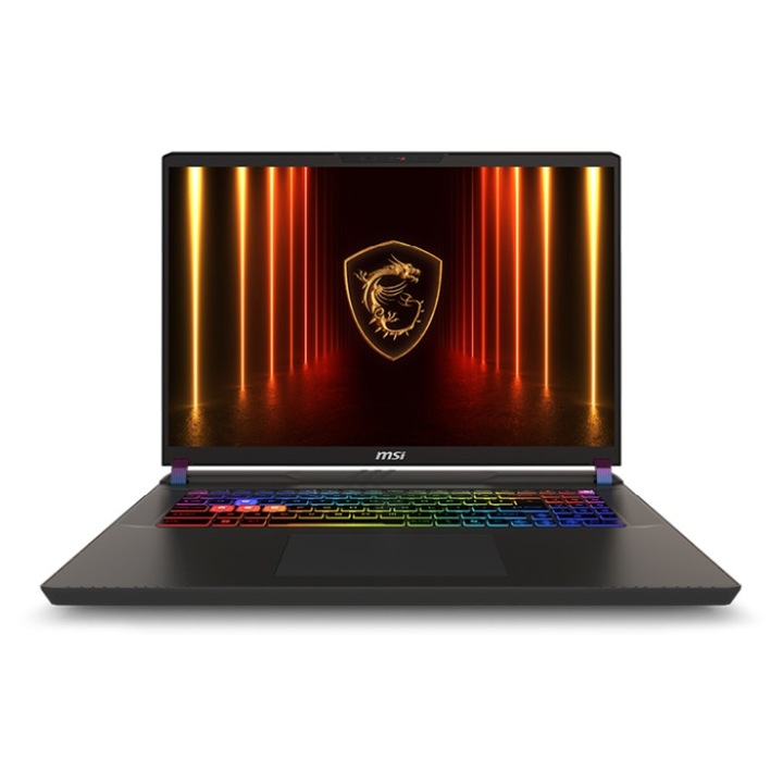Laptop MSI Vector 17 HX AI A2XWIG, 9S7-17S372-239, 17", Intel Core Ultra 9 275HX (24-core), NVIDIA GeForce RTX 5080 (16 GB GDDR7), 64GB 6400 MHz (2x32GB) DDR5, Gri
