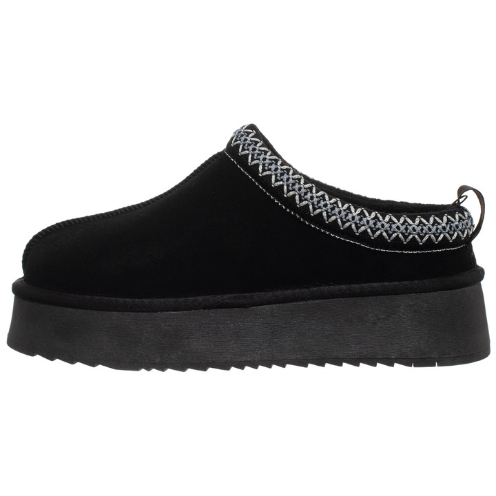 Saboti Dama, Solo Soprani Couture, Piele Naturala, Blanǎ 2657, Negru, 37