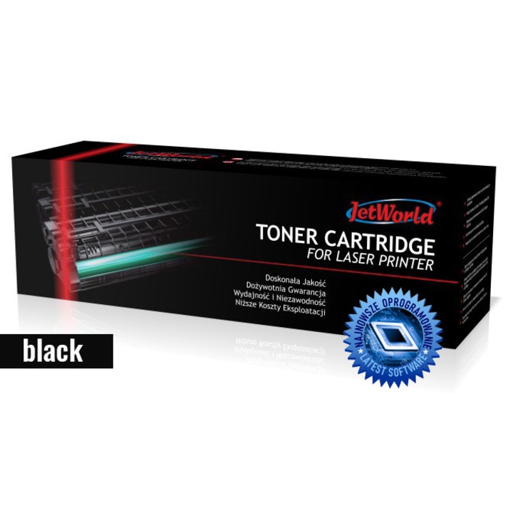 Toner JetWorld Black pentru Canon i-SENSYS X C1127, compatibil T09BK, 3020C006