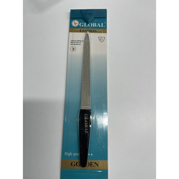 Set de 5 unitati: Pila metalica pentru unghii, G-111, black test