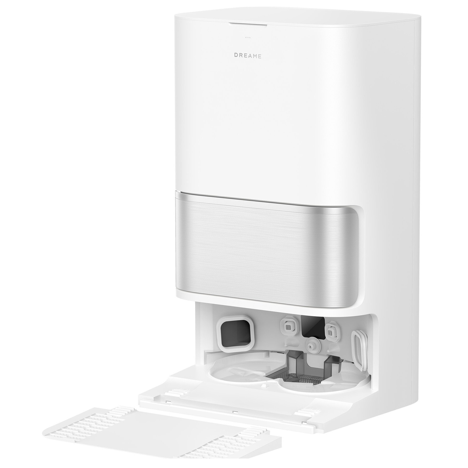 Aspirator robot Dreame L10s Ultra Gen 3, alb, 2 funcții, dimensiuni compacte, 3.2 l