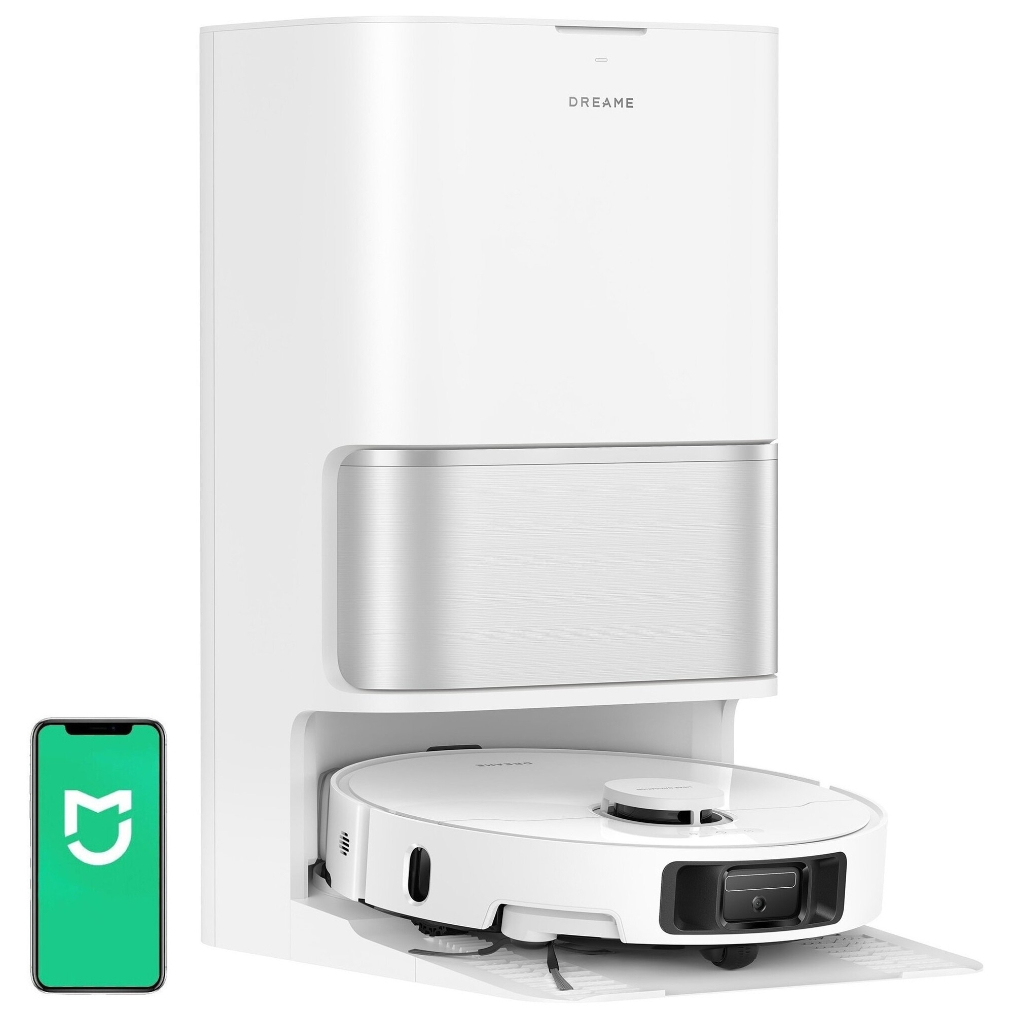 Aspirator robot Dreame L10s Ultra Gen 3, alb, 2 funcții, dimensiuni compacte, 3.2 l