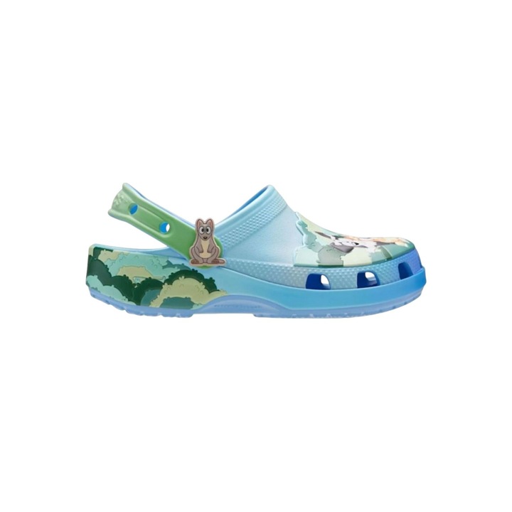 Saboti Crocs Classic Bluey Multi T 56340, Albastru