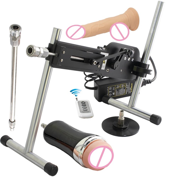 Машина за секс, F19 Wireless 2, турбо мотор, дистанционно управление, 47x13.5x30см