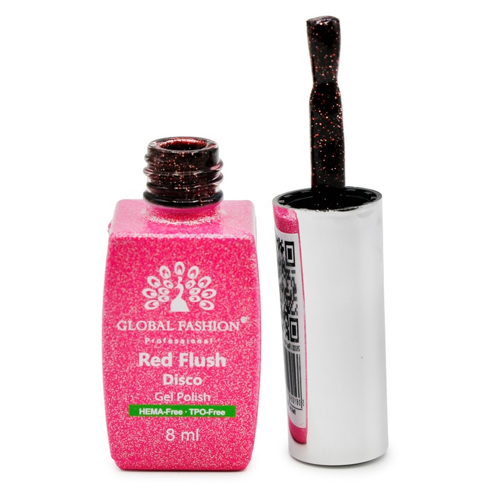 Oja semipermanenta Red Flush Disco 8 ml, 09