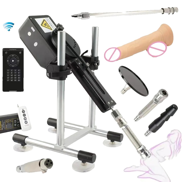 Машина за секс, Безжично APP-4, дистанционно управление, регулируема скорост, 8 см, 6 кг