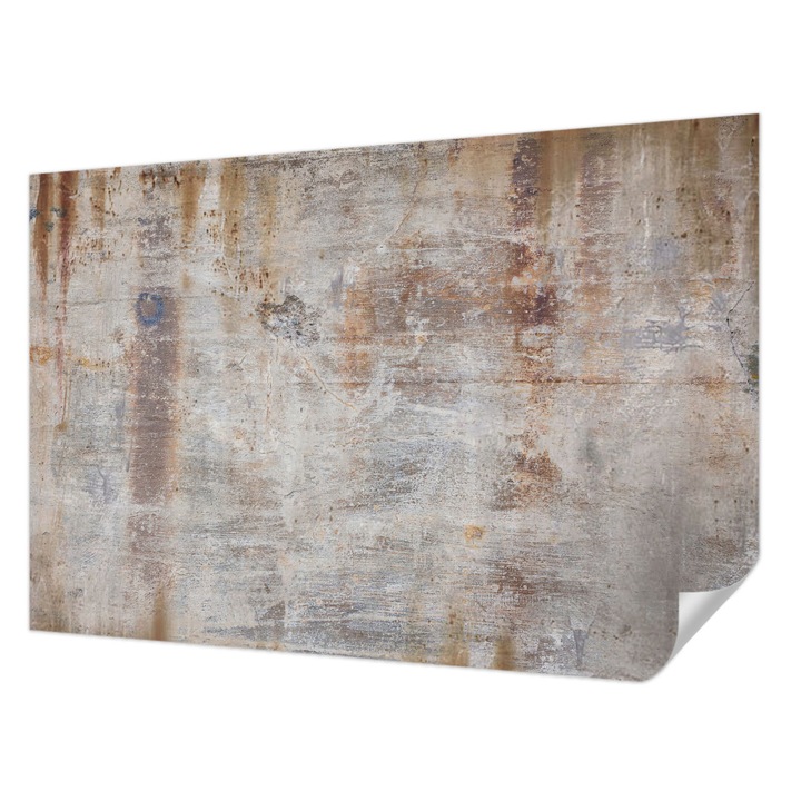 Öntapadós Tapéta Fali Dekoráció, Wallfluent, Nyers felület, Szürke, 104 x 70 cm, Klasszikus, Könnyen Felszerelhető, 010170060170000019884