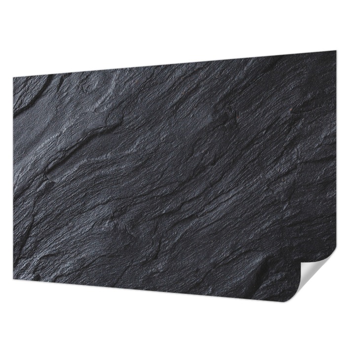 Öntapadós Fotótapéta Falra, Wallfluent, Kőszerkezet, Szürke, 104 x 70 cm, Előszobába, Hálószobába, 010170060170000030917