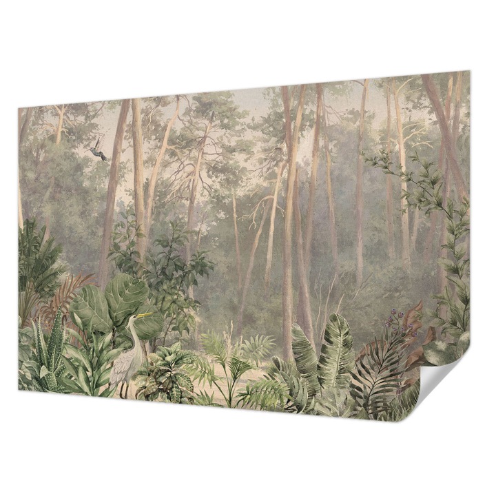 Öntapadós Dekor Tapéta, Wallfluent, Természetes harmónia, Szürke, 104 x 70 cm, Modern Dizájn, Könnyen Felszerelhető És Tisztítható, 010170060170000282767