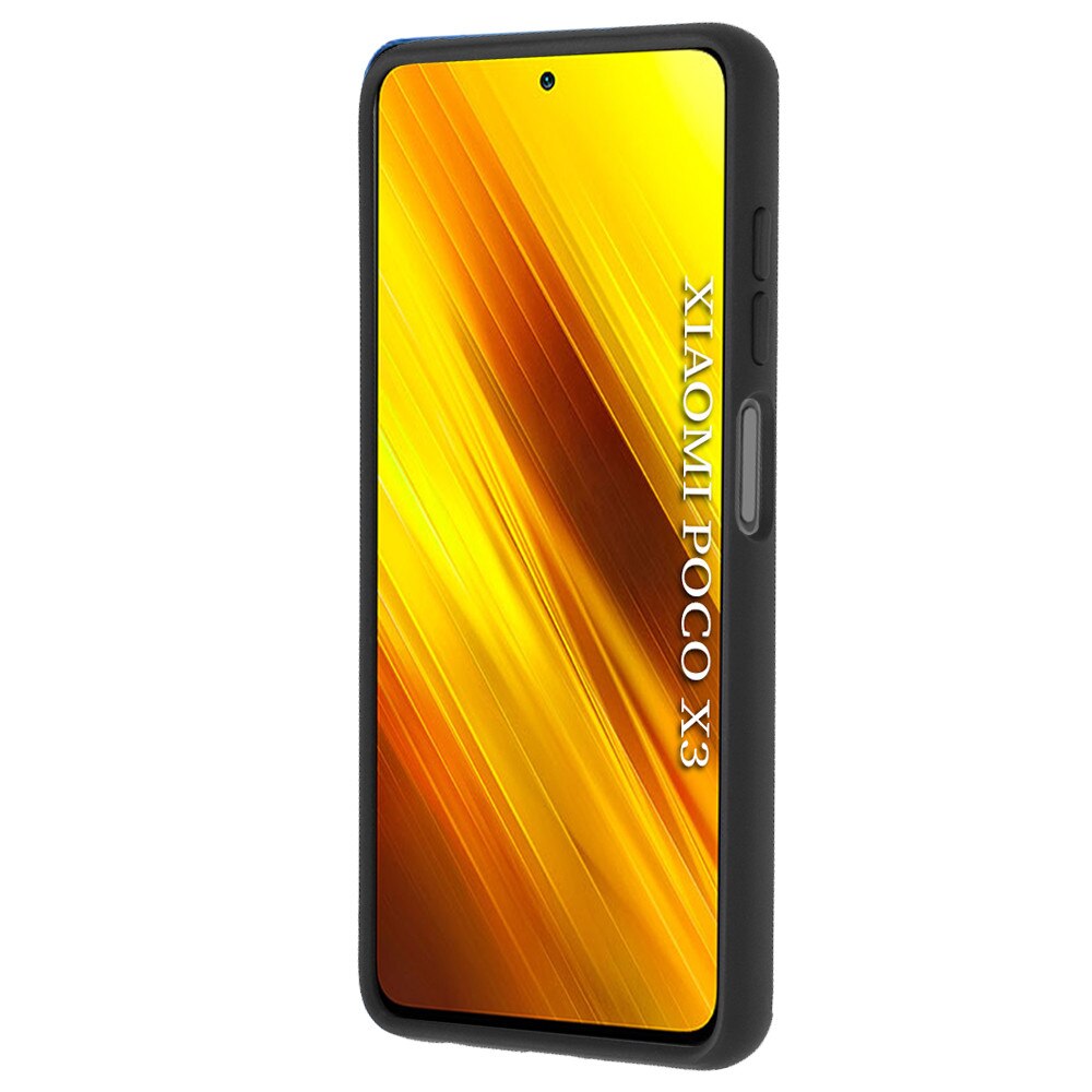 Husa pentru Xiaomi Poco X3 / Poco X3 NFC / Poco X3 Pro, Accesorio Glinth cu inel suport stand magnetic, Negru