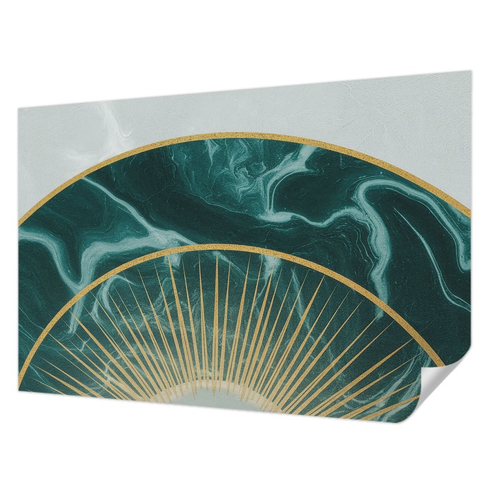 Öntapadós Tapéta Fali Dekoráció, Wallfluent, Elegáns márvány, Szürke, 104 x 70 cm, Erős Ragasztó, Modern Belsőépítészeti Dekoráció, 010170060170000284783