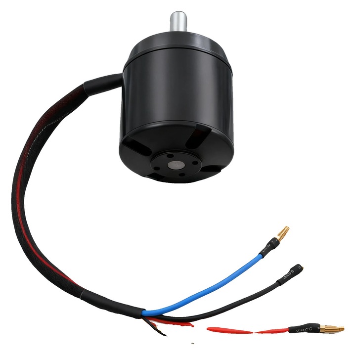 Motor electric fara perii 2300W, 4080 RPM, constructie din aliaj de aluminiu, dimensiuni standardizate