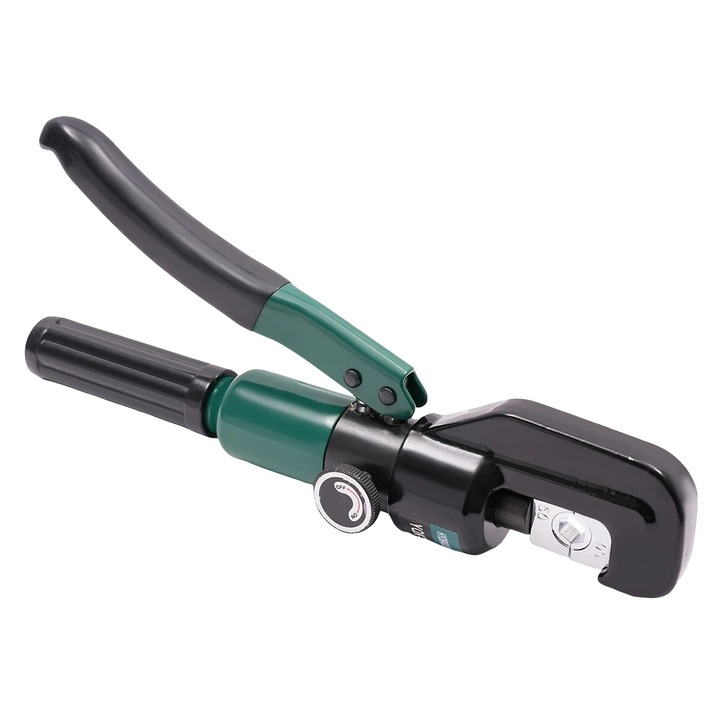 Cleste hidraulic, YQK-70, constructie durabila, optiuni de matrite versatile, 8 perechi de matrite, maner drept