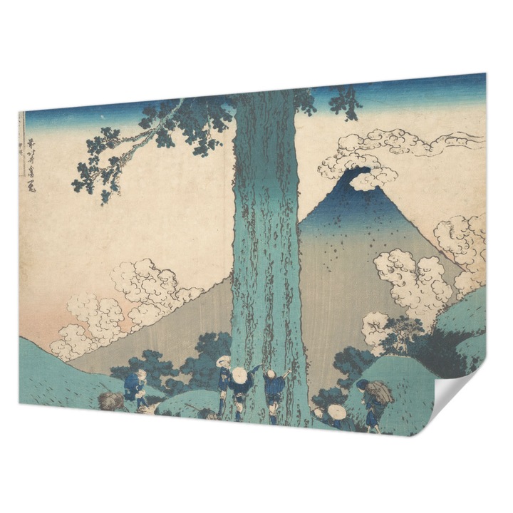 Öntapadós Tapéta Fali Dekoráció, Wallfluent, Hegyi panoráma, Kék, 104 x 70 cm, Könnyen Tisztítható, Nedvességálló, 010170060170000285354