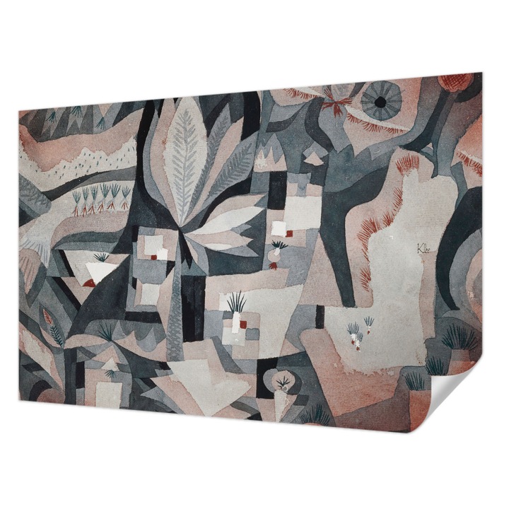 Öntapadós Tapéta Fali Dekoráció, Wallfluent, A természet absztrakciója, Bézs, 104 x 70 cm, Nappaliba, Konyhába, 010170060170000285448