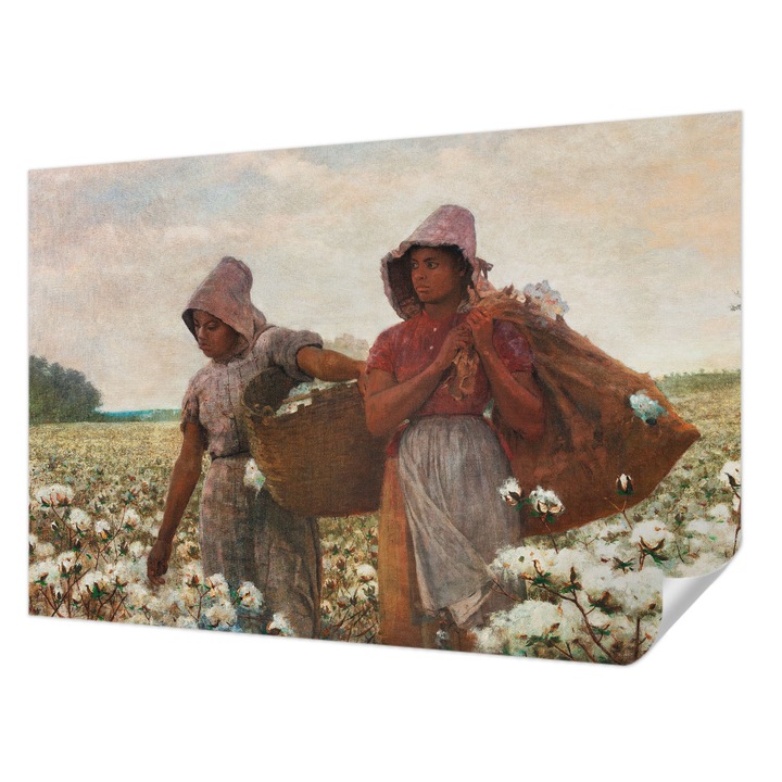 Öntapadós Tapéta Falra, Wallfluent, Terepi munka, Fehér, 104 x 70 cm, Előszobába, Hálószobába, 010170060170000285457