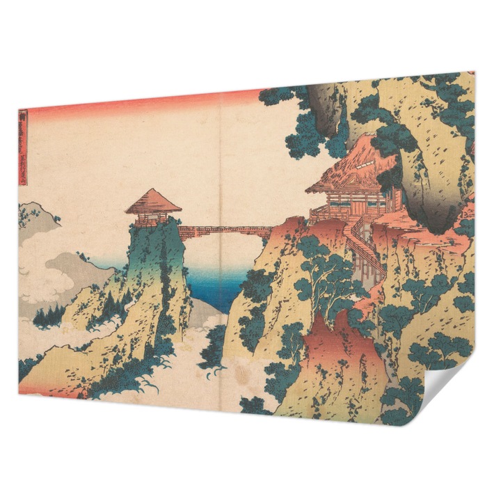 Öntapadós Tapéta Falra, Wallfluent, Festői táj, Bézs, 104 x 70 cm, Klasszikus, Könnyen Felszerelhető, 010170060170000285549