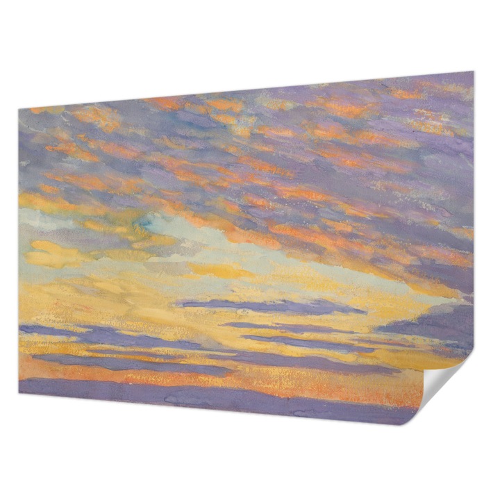 Öntapadós Fotótapéta Falra, Wallfluent, Pasztell égbolt, Lila, 104 x 70 cm, Modern Dizájn, Könnyen Felszerelhető És Tisztítható, 010170060170000285627