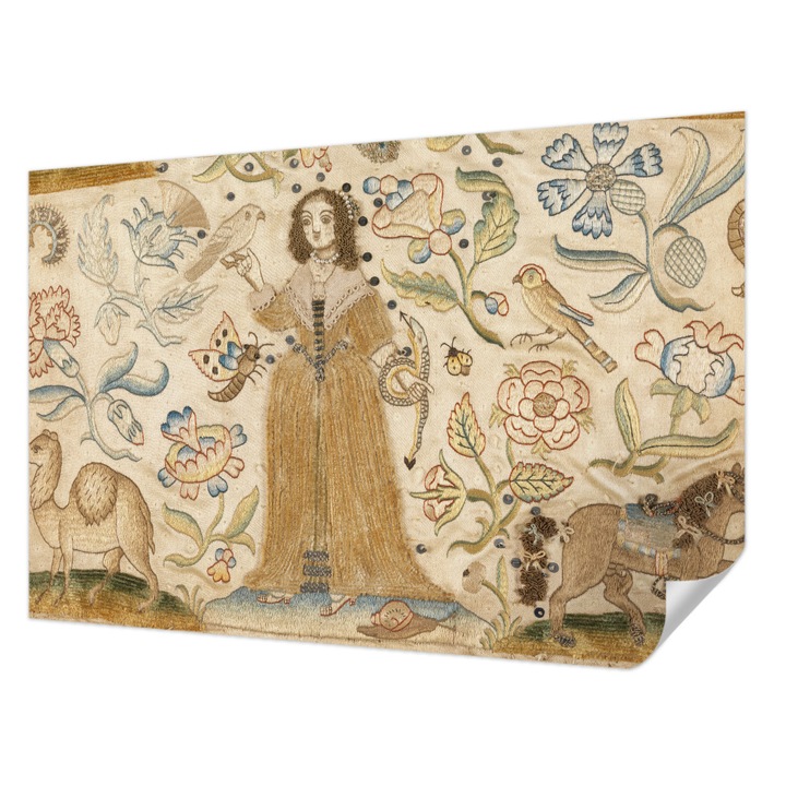 Öntapadós Fotótapéta Falra, Wallfluent, Színes természet, Barna, 104 x 70 cm, Nappaliba, Konyhába, 010170060170000285631