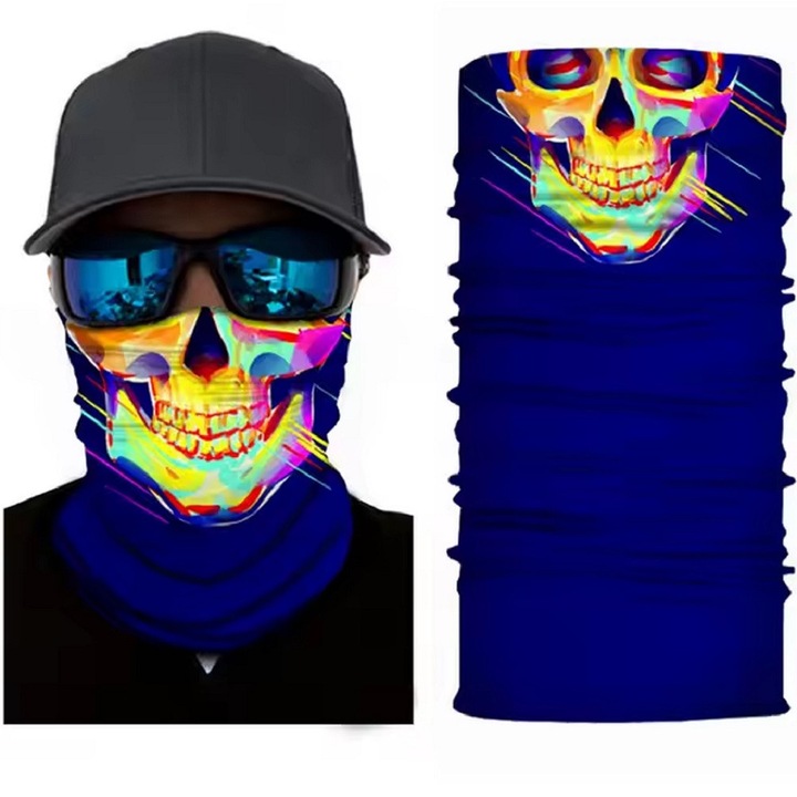 Férfi csőgallér, IZMAEL, kék, 50x24,5cm