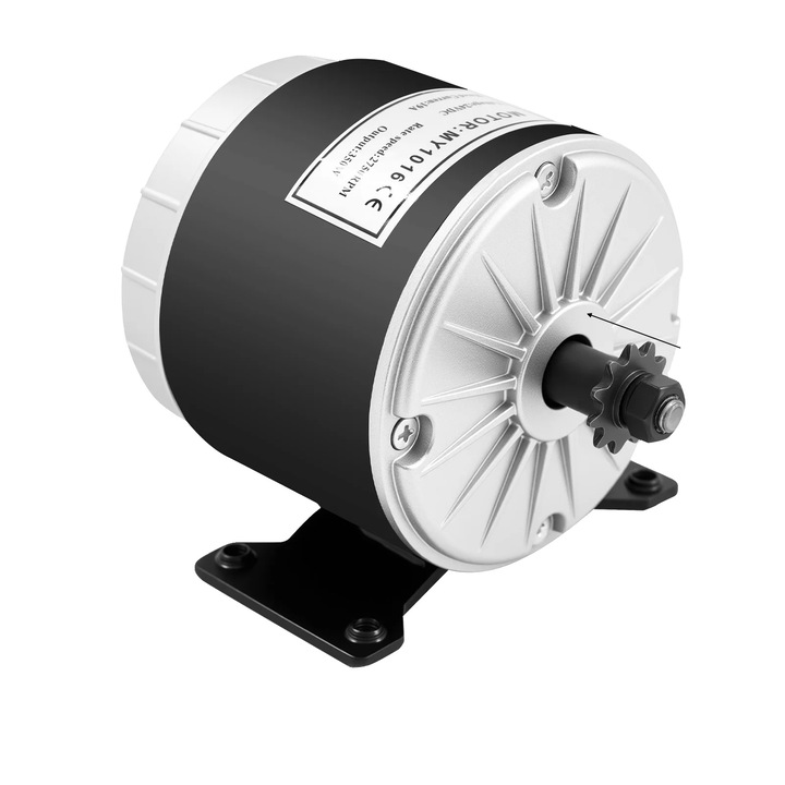 Motor electric, 350W, Negru/Argintiu