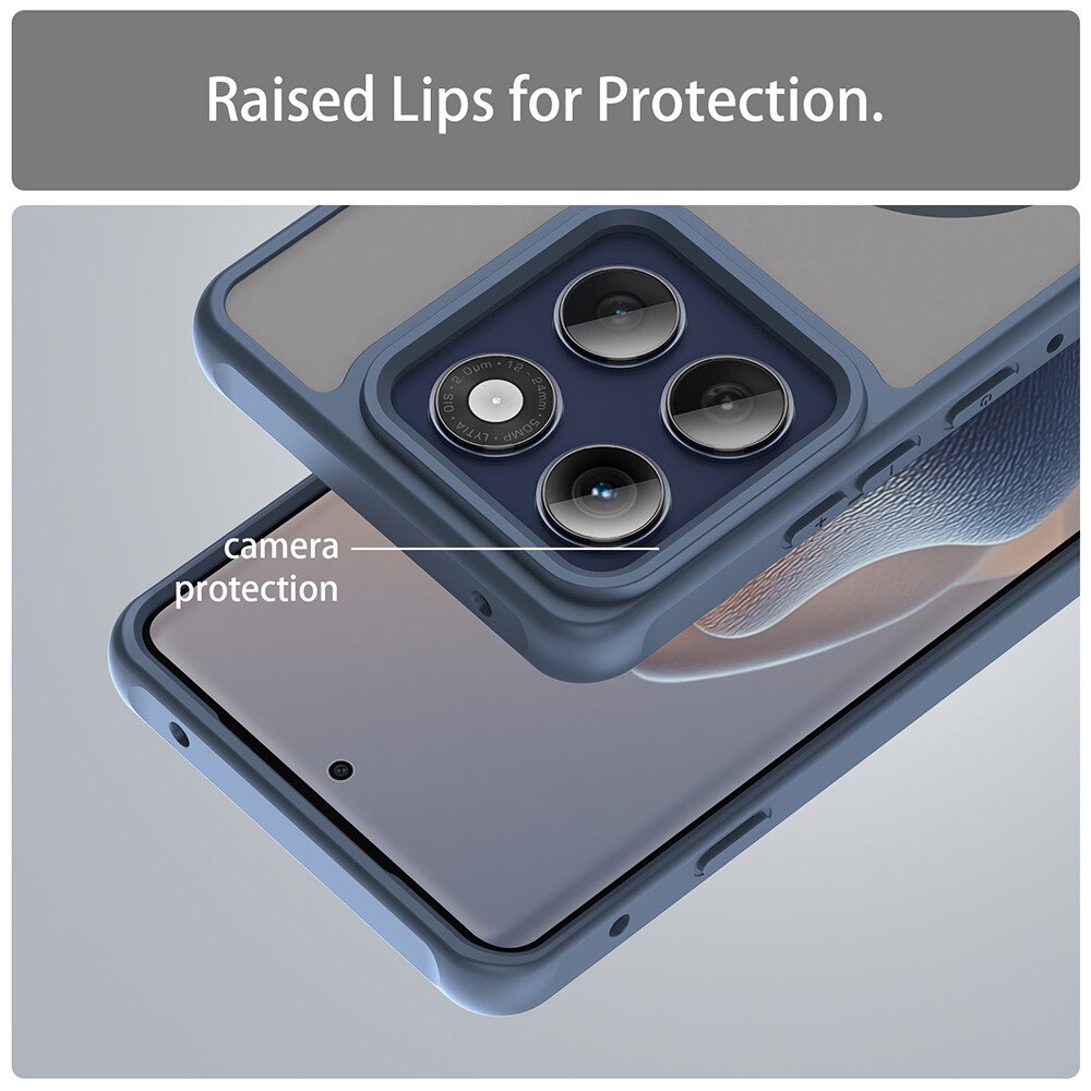 Husă pentru telefon, HaloFrost II, Navy Blue, dimensiuni compatibile Motorola Edge 60 Pro