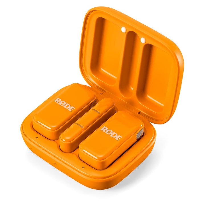 Безжичен микрофон RØDE WIMCROCORA, комплект 2 микрофона, USB-C, оранжев