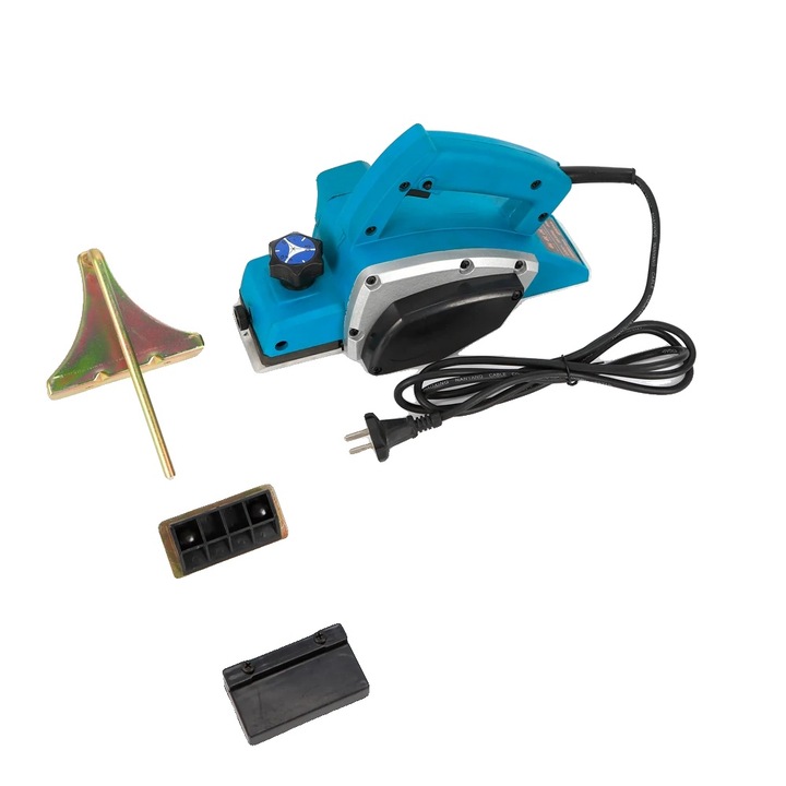 Rindele electrica, 800W, 16000RPM, adancime de rindeluire 1-2mm, 28x7.6x16cm