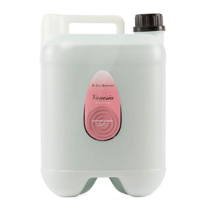 Sampon Iv San Bernard Vanesia Bamboo, pentru caini si pisici cu par scurt, 10l