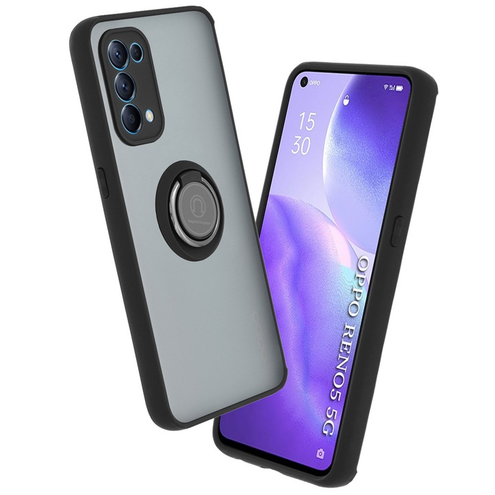Carcasa de protectie pentru Oppo Reno5 5G / Oppo Find X3 Lite, negru