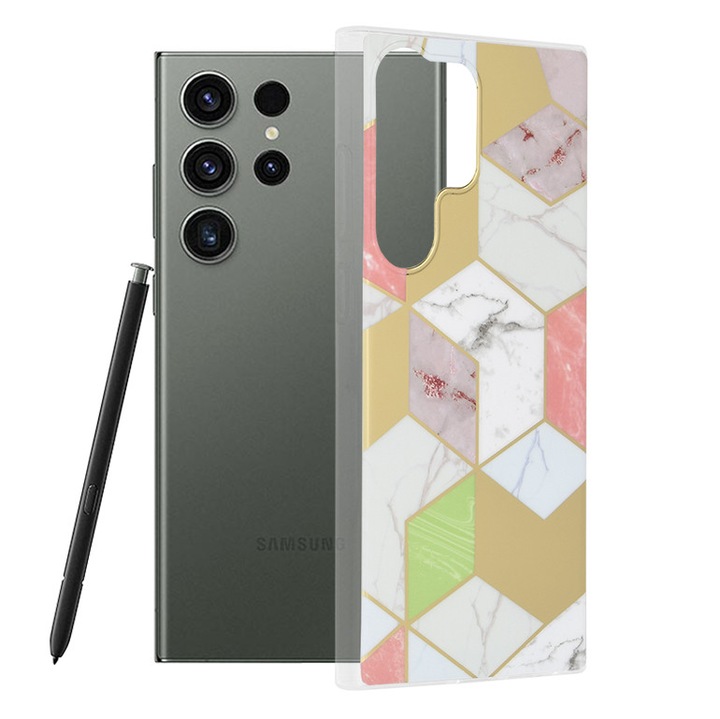 Husa pentru Samsung Galaxy S23 Ultra, din TPU, Danex, Culoare Mov