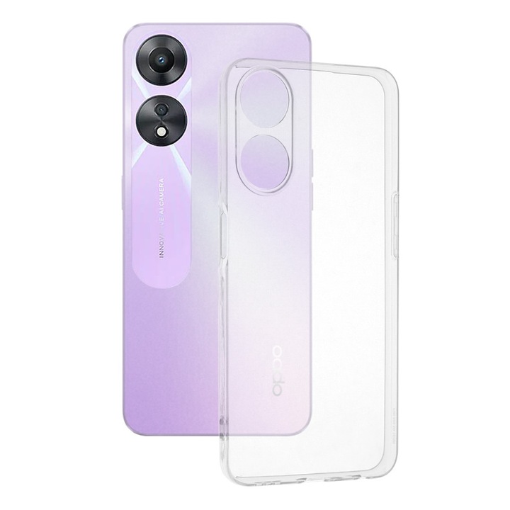 Carcasa de protectie pentru Oppo A58 5G / Oppo A78 5G, transparenta