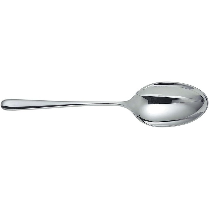 Lingura de Servire Alessi Caccia 10, otel inoxidabil lustruit, 7x27x3.6cm