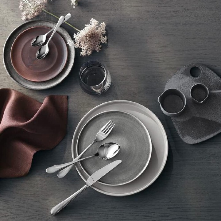 Lingură WMF Merit, 20.7 cm, inox Cromargan protect, rezistentă la zgârieturi, finisaj lucios