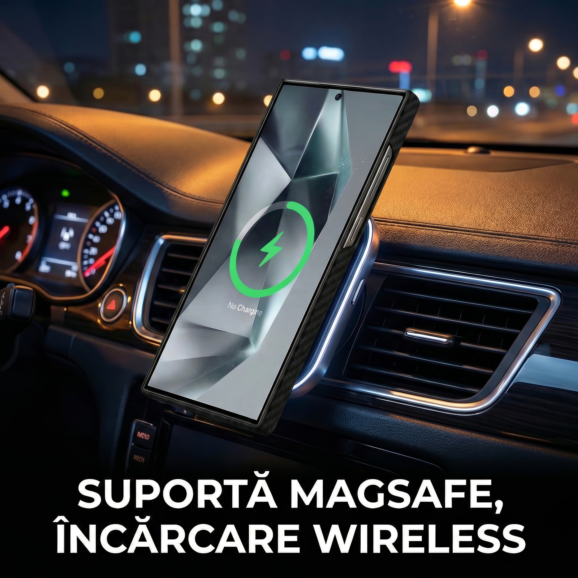 Carcasa DD Daden pentru Samsung Galaxy S26 Ultra, din fibra de aramida, protectie ecran si camera, Negru
