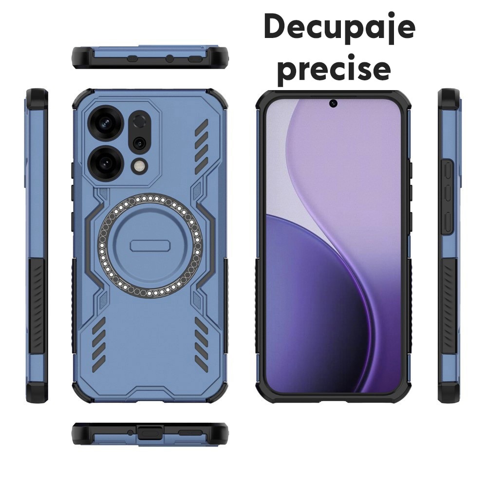 Husa pentru Oppo A6 Pro 4G / A6 Pro 5G DaDen ArmorMag, Magsafe, Antisoc, Calitate Premium, Protectie Superioara, Albastru